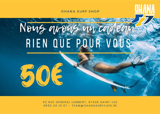 Chèque Cadeau 50€ OHANA