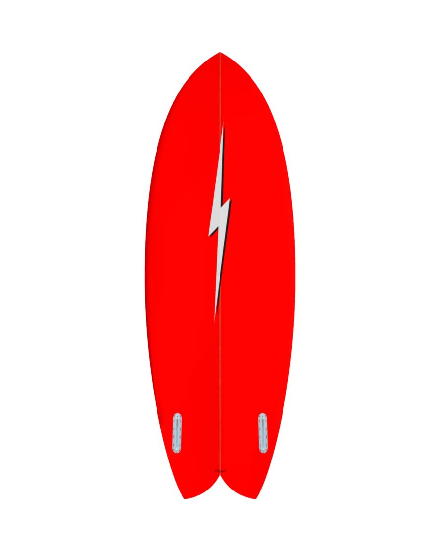 Planche de surf Lightning Bolt QUAD FISH 5'8 WRR