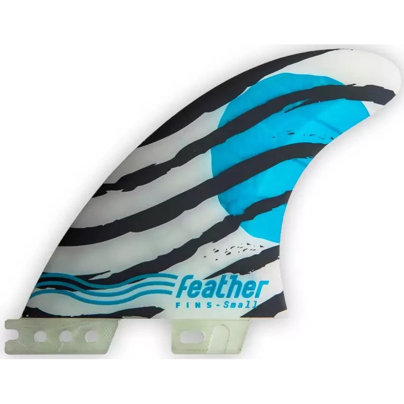 DERIVES SURF COMPATIBLES FCS II  FEATHER FINS ATHLETE CLICK TAB JANINA BLUE L