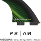 Dérives SCARFINI PIVOT AIR THRUSTER FIN SET MEDIUM (FCSII COMPATIBLE) - RidinBox