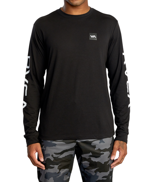 T-Shirt RVCA2X  Sport LS BLK