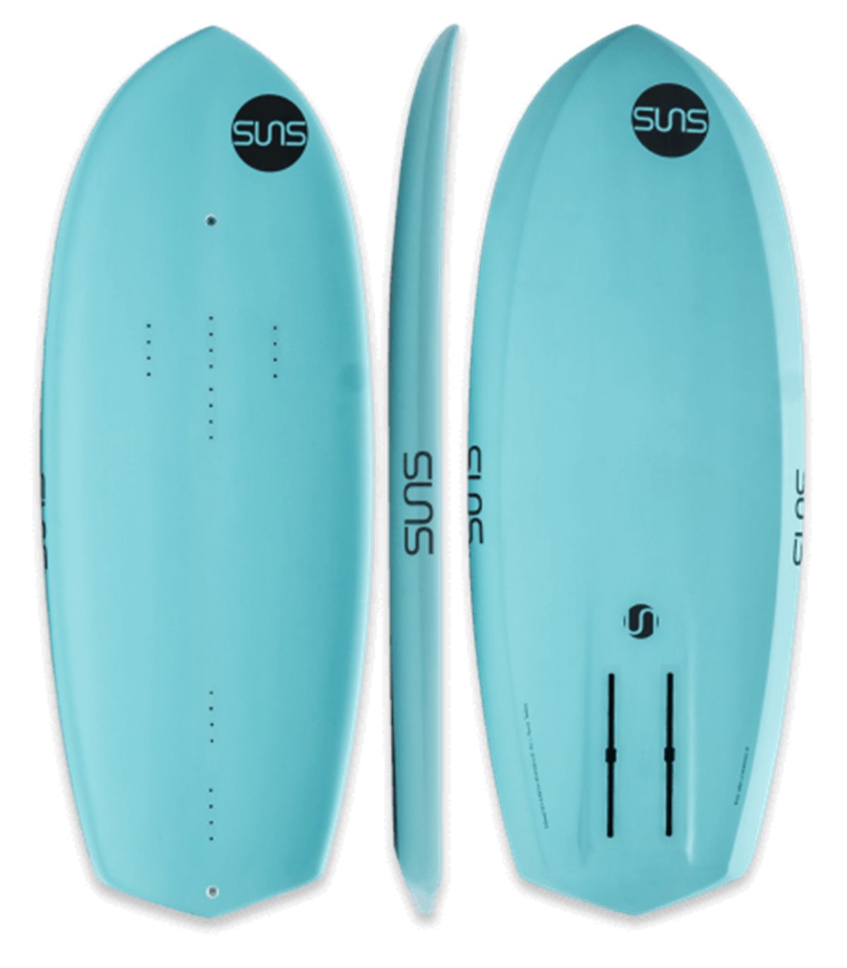Foilboard 4'6" x 20 1/2" x 2 1/2" - 35.1L / suns Tec 1 / US Box - Twin Foil Boxes, Prone