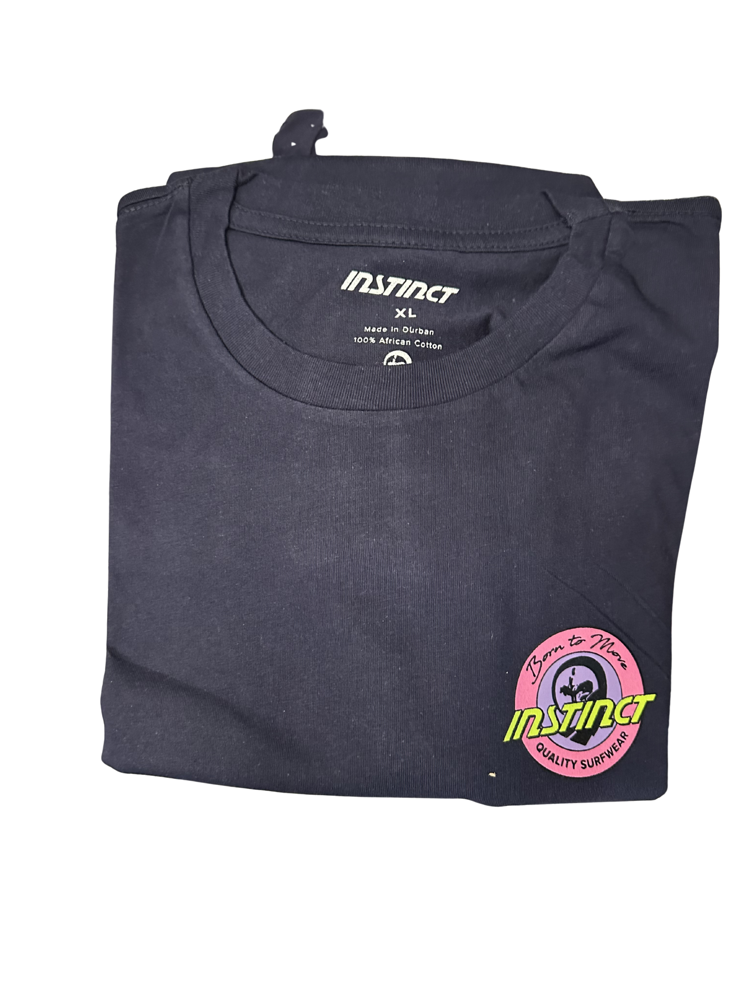 T-shirt INSTINCT- born to move -bleu