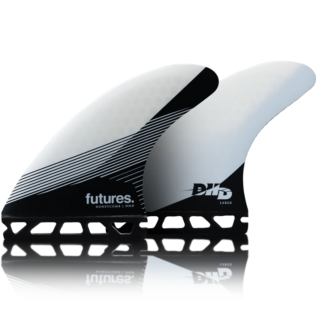 Dérives FUTURES DHD HONEYCOMB LMEDUIM - BLK/WHITE | Ailerons Darren Handley