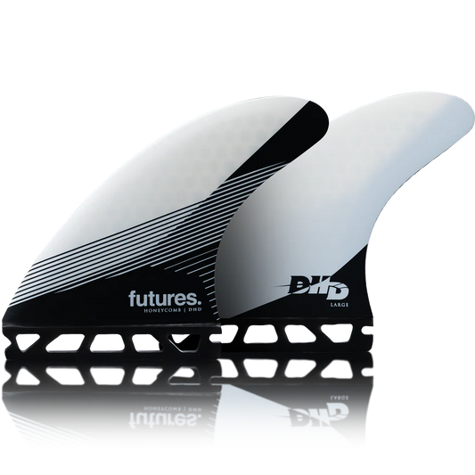 Dérives FUTURES DHD HONEYCOMB LMEDUIM - BLK/WHITE | Ailerons Darren Handley