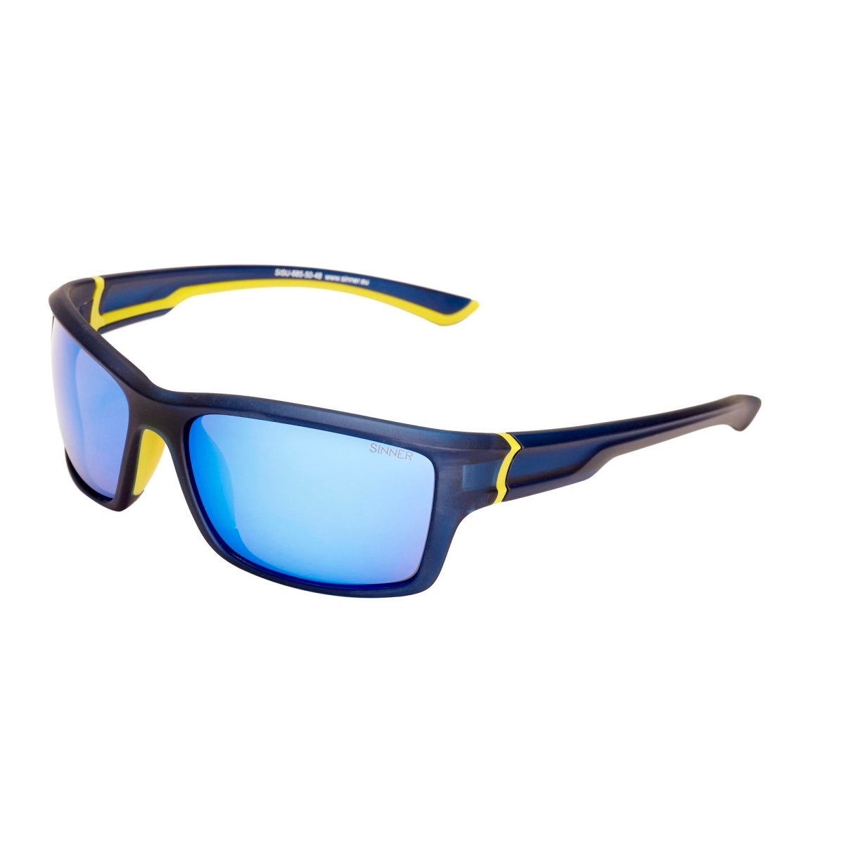 Lunettes SINNER CAYO BLU/YEL - SMOKE ICE BLU OIL - RidinBox