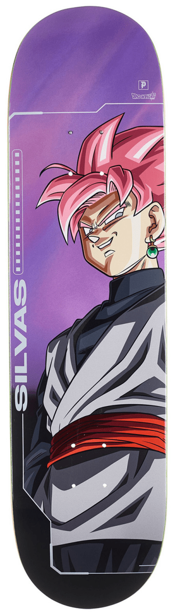 PLATEAU de SKATE 8.125 PRIMITIVE DECK SILVAS SSR GOKU BLACK - PURPLE - RidinBox