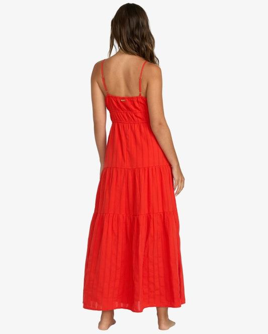 Robe longue RED ALOHA MAXI (RPZ0) - RidinBox