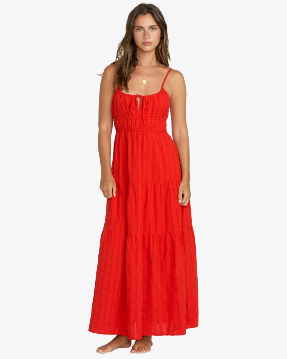Robe longue RED ALOHA MAXI (RPZ0) - RidinBox