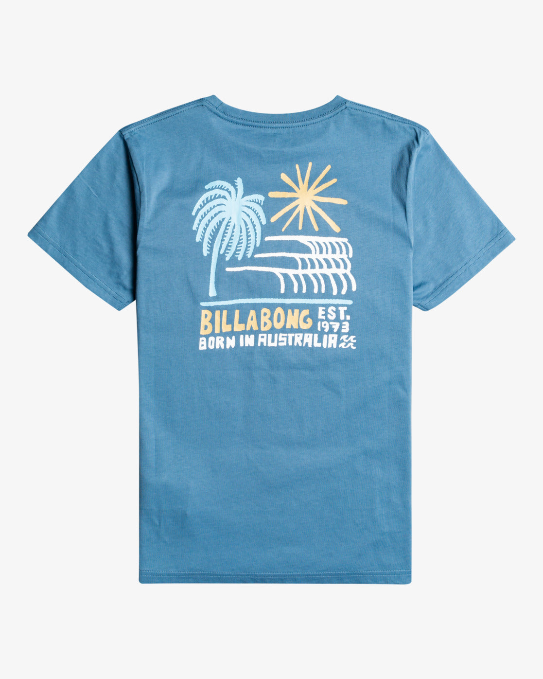 Tee-shirt Junior BILLABONG RIGHT POINT - SMOKE BLUE