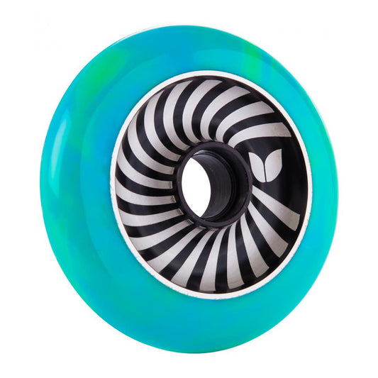 Roues Trottinette Freestyle Blazer Pro Wheel Vertigo Aluminium Swirl Green/Blue 100 MM