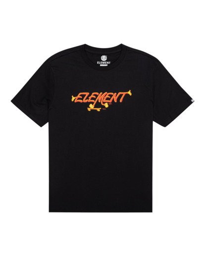 Tee-shirt ELEMENT PUSHER FLINT BLACK