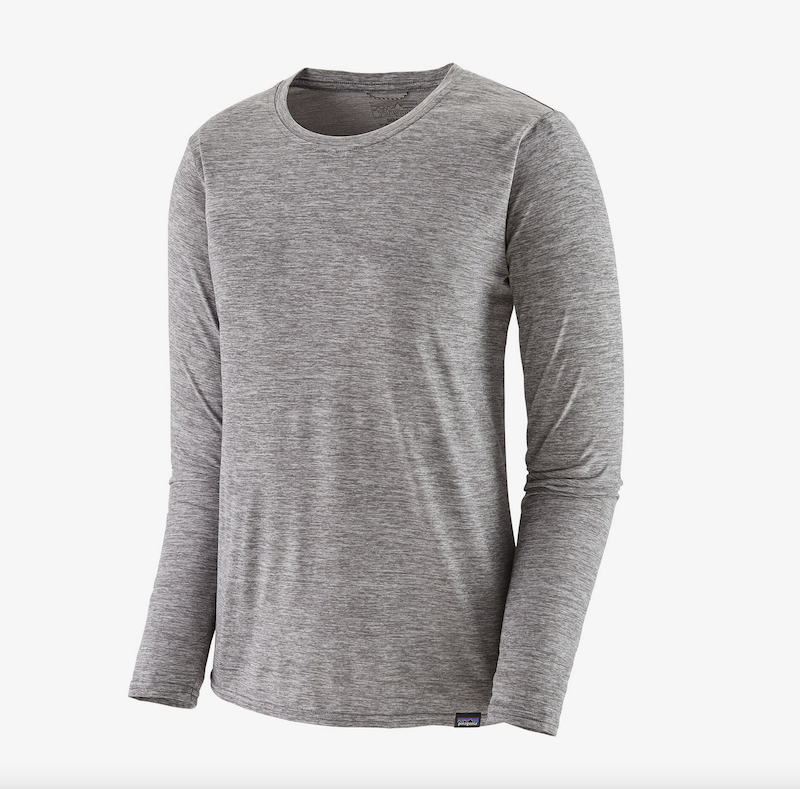 Tee-shirt manches longues Femme Patagonia Cap Cool Daily Shirt 50+ UPF gris