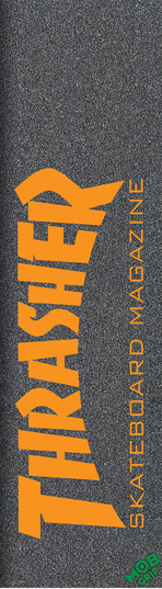 THRASHER GRIP PLAQUE MOB SKATE MAG orange