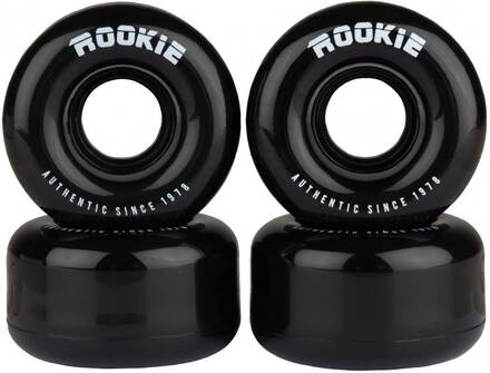 Rookie Quad Wheels Disco (4 Pack) Black 58 MM