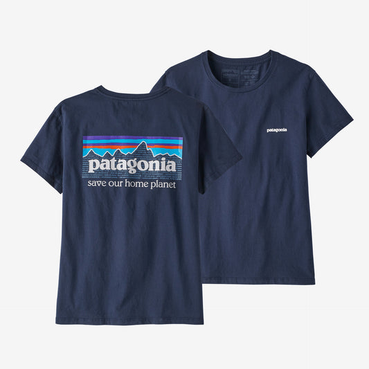 T-shirt Femme Patagonia P-6 Mission Organic T-Shirt Bleu
