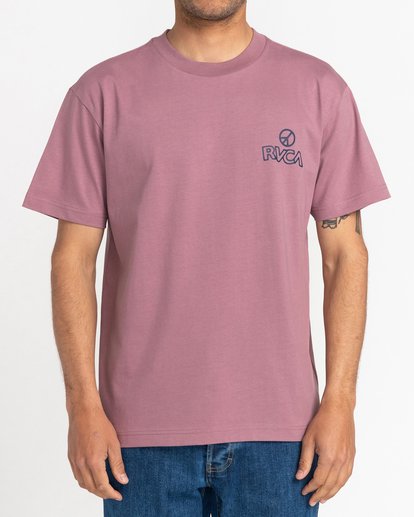 Tee-shirt RVCA The Heat Lavender