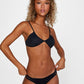 Haut de bikini RVCA Solid Trilette True Black