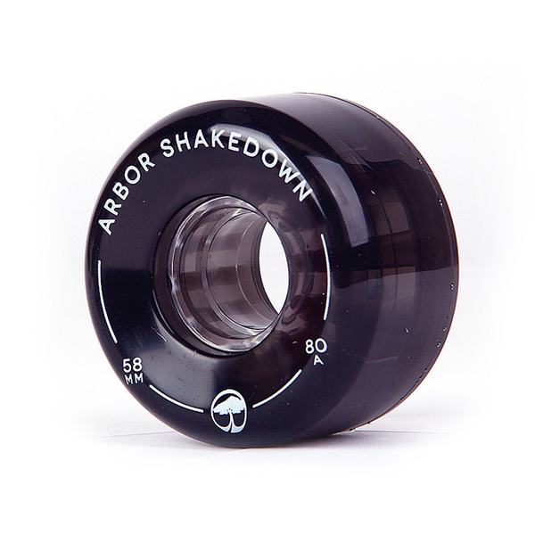 Jeux de 4 roues Arbor Shakedown Wheel Shakedown 80a Ghost Black 58 MM