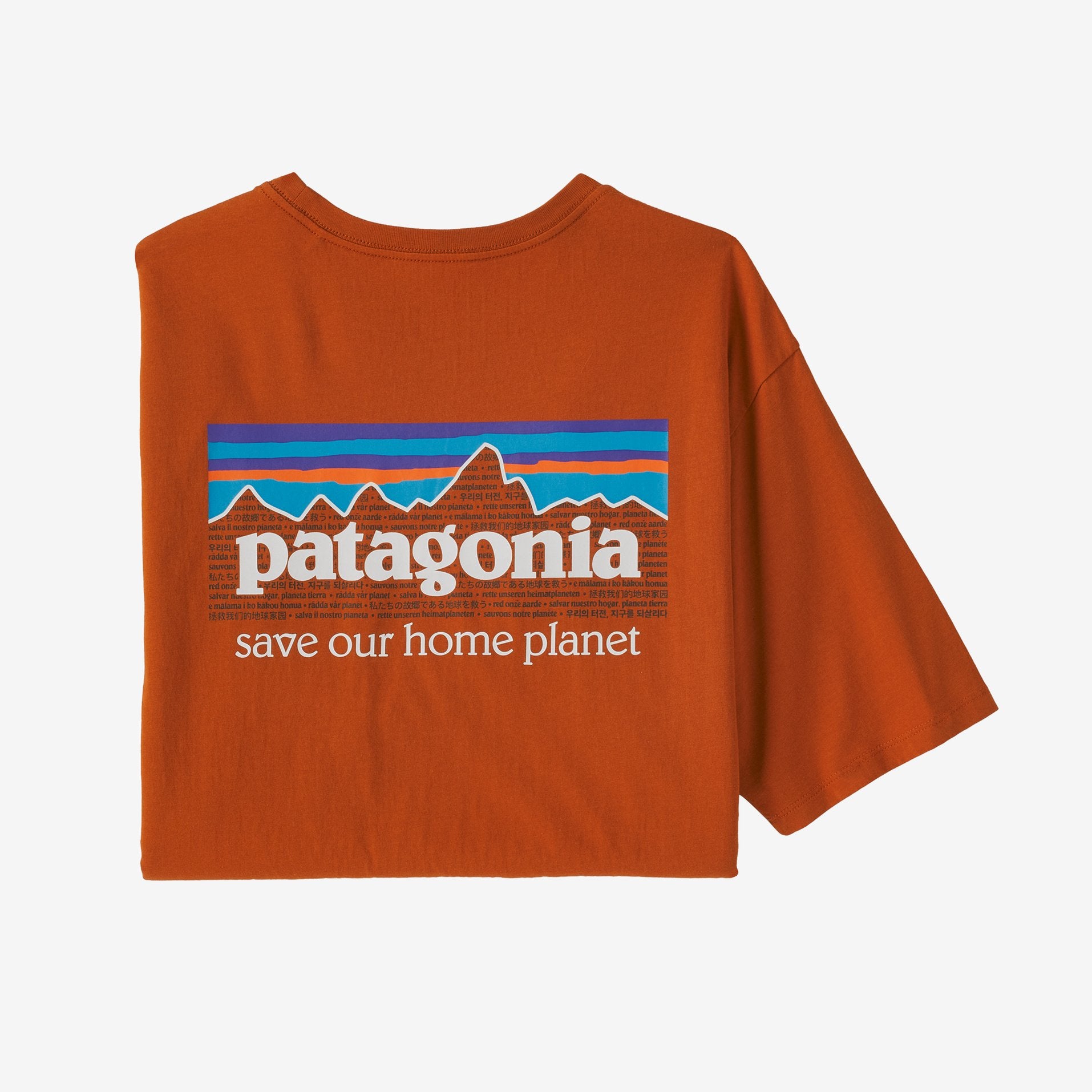 T-shirt Homme Patagonia Mission Organic - Ocre