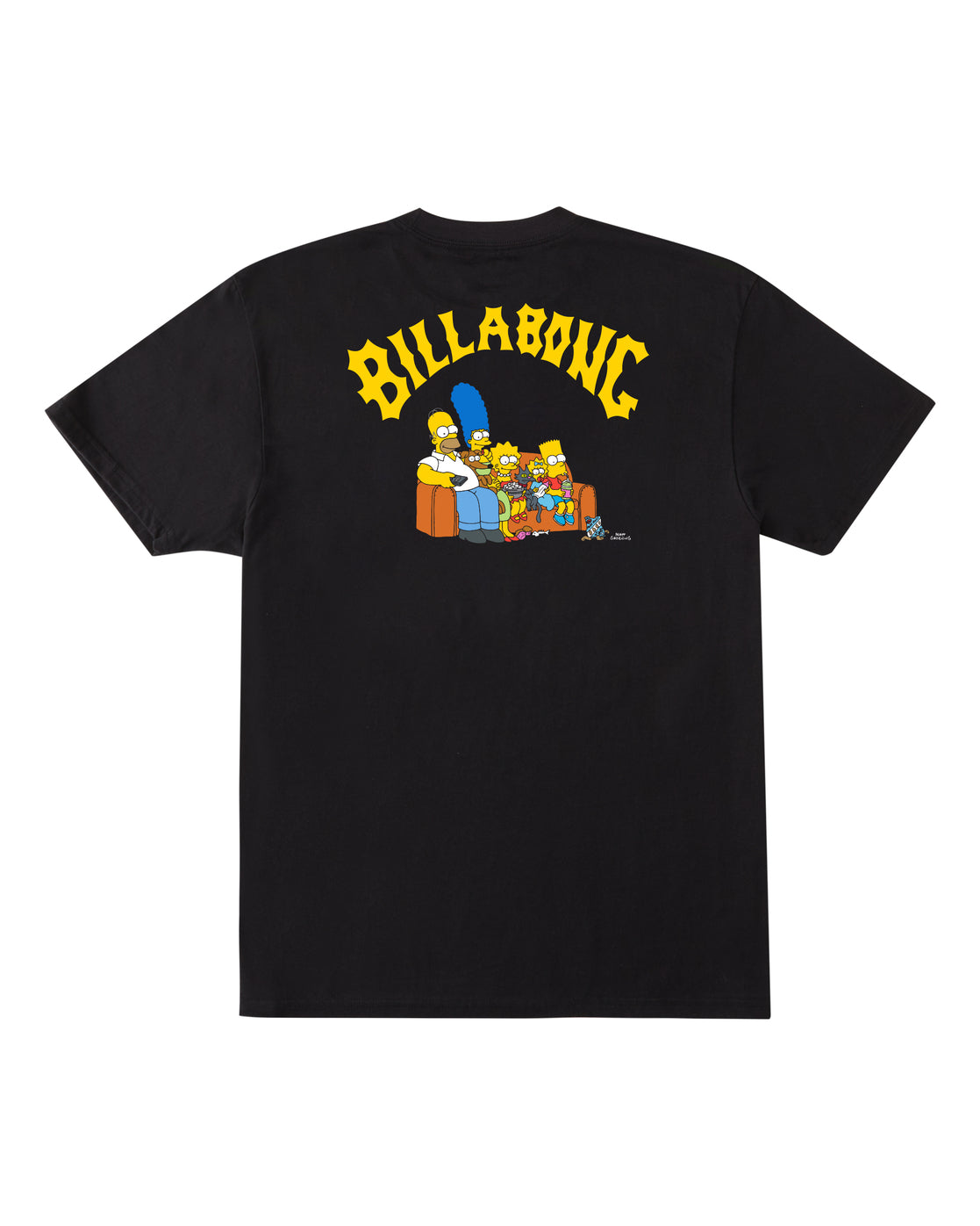 Tee-shirt Junior Billabong Simpsons Family Couch Black