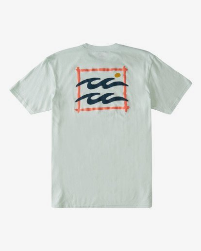 Tee-shirt Billabong Crayon Wave SEAGLASS