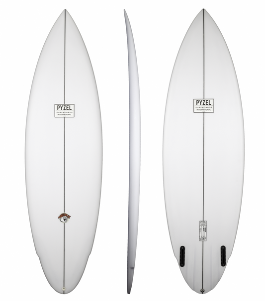 Planche de surf Pyzel Wildcat 6'4" PU Futures 2 Fins - 41,20L