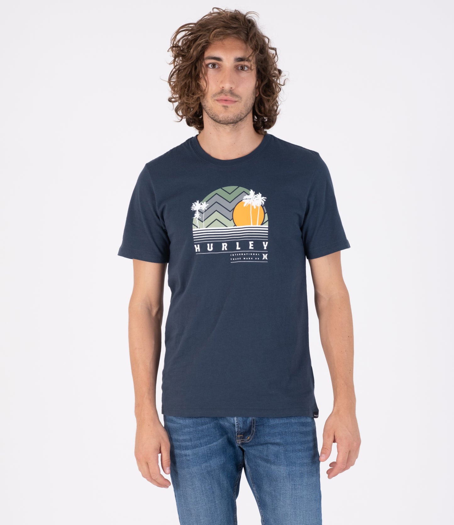 T-SHIRT HURLEY HOMME EVERYDAY WASHED A FAR S/S NAVY